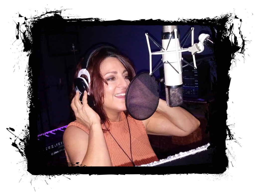 Mimi Rossi in the studio